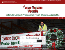 Tablet Screenshot of conorbrownewreaths.com